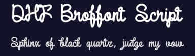 DHF Broffont Script by Majestype — Script Handwritten Font — thumbnail 2
