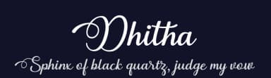 Dhitha by 7NTypes — Script Handwritten Font — thumbnail 2