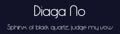 Diaga No by Essqué Productions — Sans Serif Font — thumbnail 2