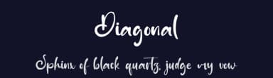 Diagonal by Kong Font — Script Handwritten Font — thumbnail 2