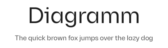 Diagramm by Harmnessless Type — Sans Serif Font