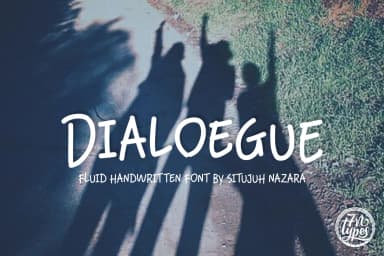 Dialoegue Font by Situjuh — Script Handwritten Font — thumbnail 1