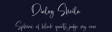 Dialog Sheila by Integritype Studio — Script Handwritten Font — thumbnail 2