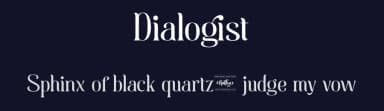 Dialogist by Nathatype — Serif Font — thumbnail 2