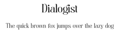 Dialogist by Nathatype — Serif Font — thumbnail 1