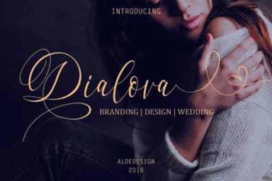 Dialova Font by aldedesign — Script Handwritten Font — thumbnail 1