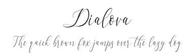 Dialova by aldedesign — Script Handwritten Font — thumbnail 1