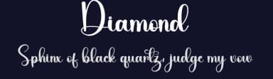 Diamond by Harlek Studio — Script Handwritten Font — thumbnail 2
