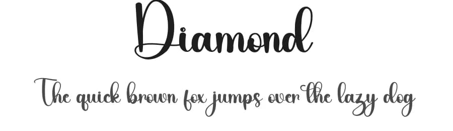 Diamond by Harlek Studio — Script Handwritten Font