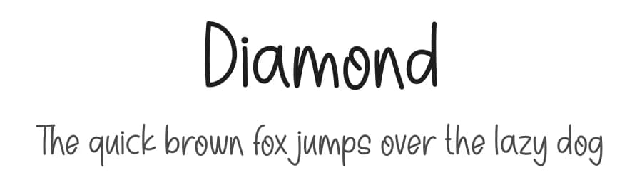 Diamond by Nirmala Creative — Script Handwritten Font