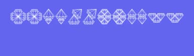 Diamond Blocks by Vladimir Nikolic — Dingbats Font — thumbnail 3