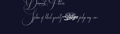 Diamond Flower by VinType — Script Handwritten Font — thumbnail 2