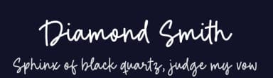 Diamond Smith by Timur Type — Script Handwritten Font — thumbnail 2