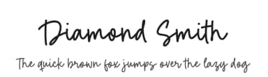 Diamond Smith by Timur Type — Script Handwritten Font — thumbnail 1