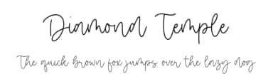 Diamond Temple by Timur Type — Script Handwritten Font — thumbnail 1