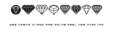 Diamondo by Vladimir Nikolic — Dingbats Font — thumbnail 1