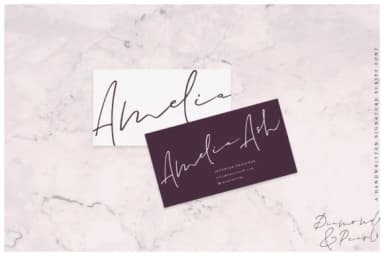 Diamonds & Pearls Font by Ayca Atalay — Script Handwritten Font — thumbnail 5