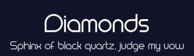 Diamonds by Font Bundles — Sans Serif Font — thumbnail 2