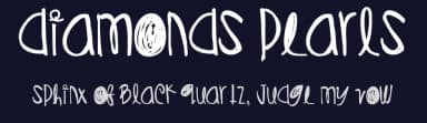 Diamonds Pearls by Des Gomez — Script Handwritten Font — thumbnail 2