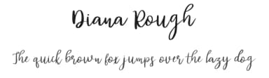Diana Rough by Vunira Design — Script Handwritten Font — thumbnail 1