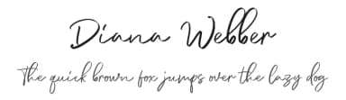 Diana Webber by Letterhend Studio — Script Handwritten Font — thumbnail 1