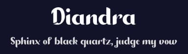 Diandra by Irfan Hidayat — Sans Serif Font — thumbnail 2