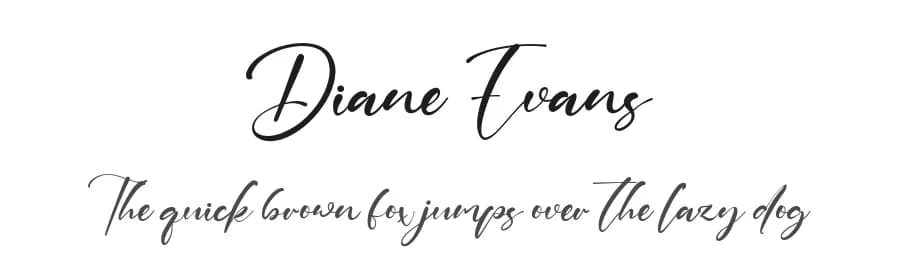 Diane Evans by Staircase Studio — Script Handwritten Font
