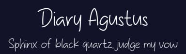 Diary Agustus by MJType — Script Handwritten Font — thumbnail 2