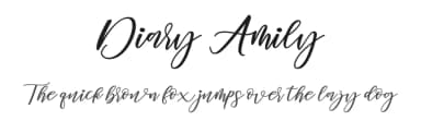 Diary Amily by Mr Letters — Script Handwritten Font — thumbnail 1