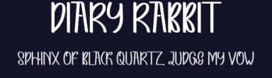 Diary Rabbit by K_IN Studio — Script Handwritten Font — thumbnail 2