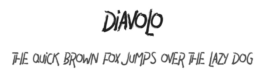 Diavolo by Figuree Studio — Script Handwritten Font