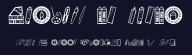 Dibujos en Linea by Grafito Design — Dingbats Font — thumbnail 2
