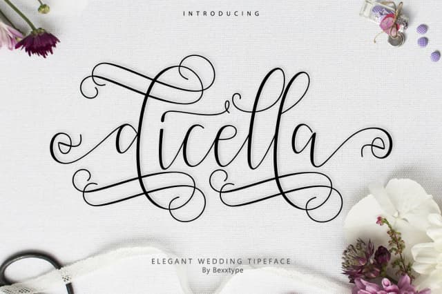Dicella Font by Bexx Type — Script Handwritten Font