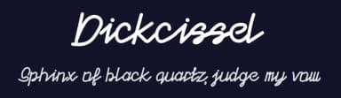 Dickcissel by Yahhya Anas — Script Handwritten Font — thumbnail 2