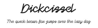 Dickcissel by Yahhya Anas — Script Handwritten Font — thumbnail 1