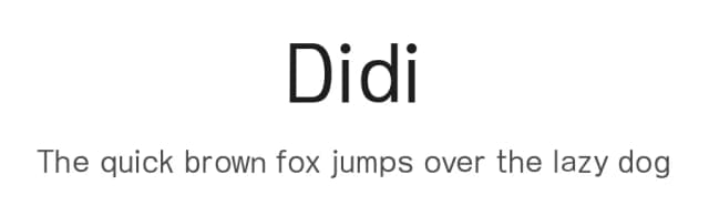 Didi by 4RM Font — Sans Serif Font