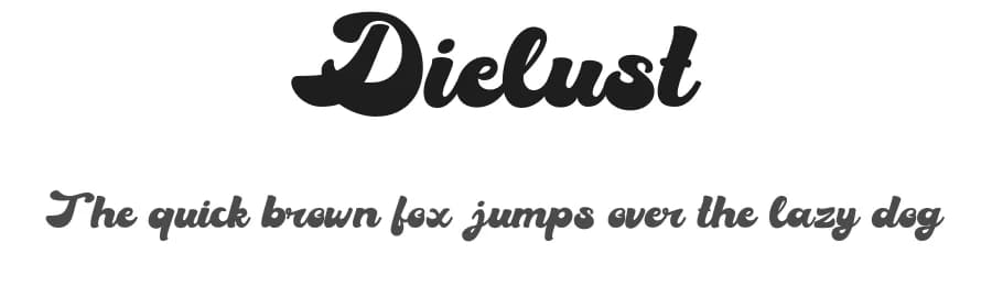 Dielust by Achmad Yani — Script Handwritten Font