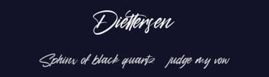 Diettersen by Maulana Creative — Script Handwritten Font — thumbnail 2