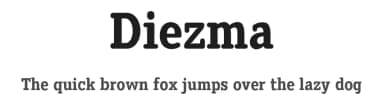 Diezma by deFharo — Serif Font — thumbnail 1
