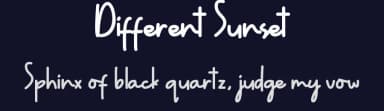 Different Sunset by ONG Type — Script Handwritten Font — thumbnail 2