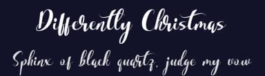 Differently Christmas by Mengulirpena — Script Handwritten Font — thumbnail 2