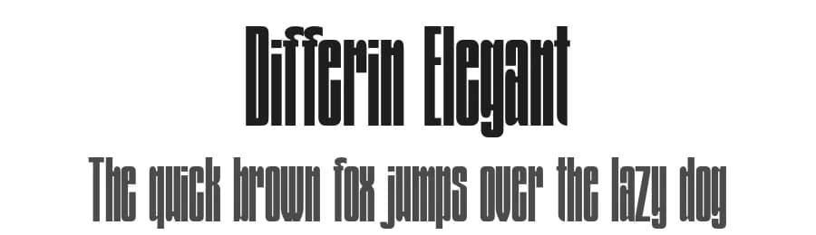 Differin Elegant by 177Studio — Sans Serif Font