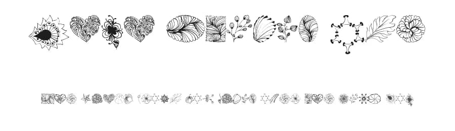 Digi Stamps One by Digital Typeface Studio — Dingbats Font