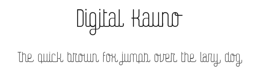 Digital Kauno by Fenotype — Script Handwritten Font