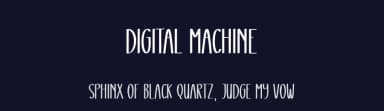 Digital Machine by Andi Moz — Script Handwritten Font — thumbnail 2