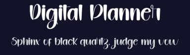 Digital Planner by FreshtypeINK — Script Handwritten Font — thumbnail 2