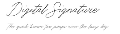 Digital Signature by Ali Hamidi — Script Handwritten Font — thumbnail 1