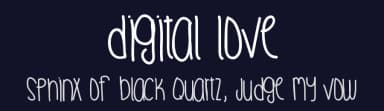 Digital Love by Des Gomez — Script Handwritten Font — thumbnail 2