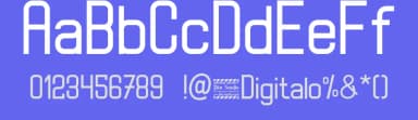 Digitalo by Din Studio — Sans Serif Font — thumbnail 3