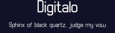 Digitalo by Din Studio — Sans Serif Font — thumbnail 2